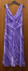 New Tagged Purple Mix Dress from Debenhams Size 16 Bust 38” Length 48” Lined - Picture 1 of 3