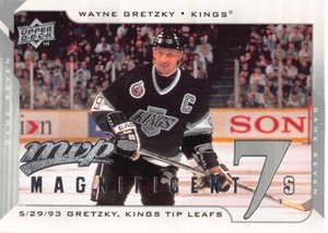 2008-09 Upper Deck MVP Wayne Gretzky Magnificent 7 #M7WG NM/MT LOS ANGELES KINGS