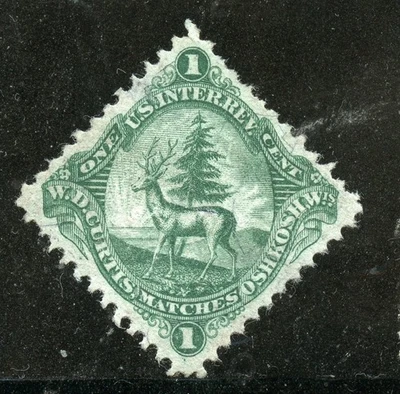 RO68b, W.D. Curtis Match revenue stamp. - Image 1 of 2