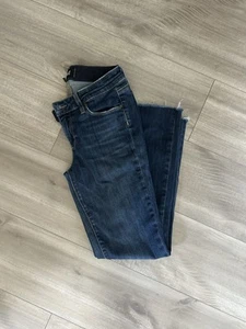 Paige Straight Raw Ham Women Jeans Size 27 - Picture 1 of 11
