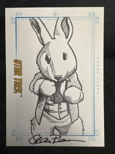 STAR TREK THE ORIGINAL SERIES ART & IMAGES SEAN PENCE SHORE LEAVE SKETCH - Picture 1 of 2