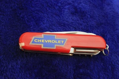 Novelty Chevy Bowtie 11 Blade/Tool Pocket Knife Accessory GM Camaro Truck Impala - Image 1 of 4