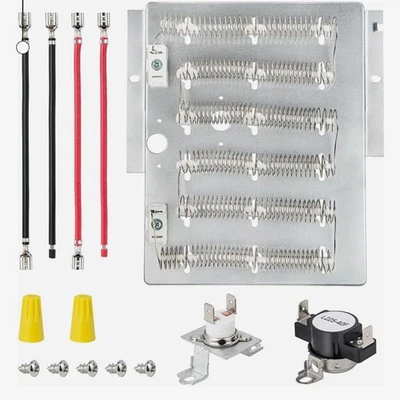 Dryer Heating Element Kit with Thermostat for Speed For Queen For Amana 503978 - Image 1 of 4