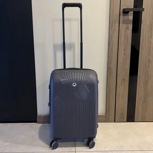 DELSEY PAIRS Initial Grey Cabin Expandable Suitcase / Hand Luggage 55cm Buisness - Picture 1 of 10