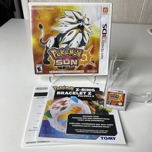 Pokémon Sun (Nintendo 3DS, 2016) CIB & PROBADO - Imagen 1 de 7