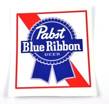 Pabst Blue Ribbon USA Bier Vinyl Aufkleber Sticker Decal 7,5 x 7 cm
