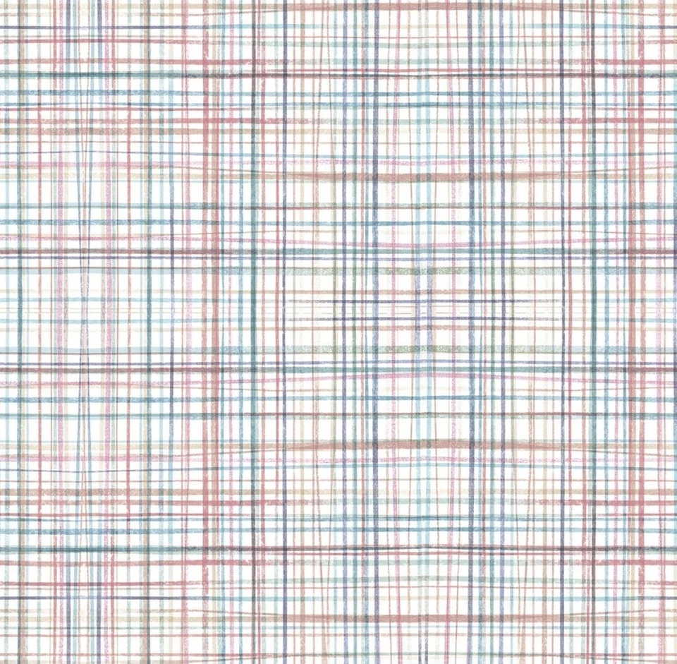 Springs Creative Boho Plaid Nursery Collection Cotton Fabric by the Yard - Image 1 of 1