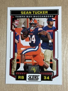 2023 Tampa Bay Buccaneers ROOKIE Sean Tucker Score ROOKIE CARD #318 RC