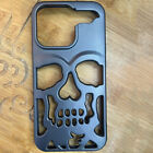 skull Case For iPhone 12 13 14 Pro Max 15 hollow skeleton Soft Back Matte Cover