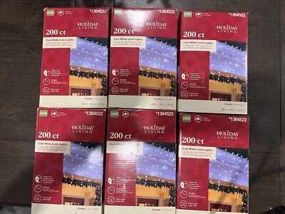 ***Bundle of 6*** Holiday Living 200 ct Cool Icicle Lights - Image 1 of 4