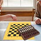 Portable Chess Set Educational Table Strategy Game for Gift All Ages Camping