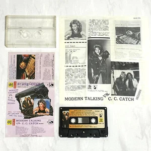 Modern Talking vs C. C. Catch 1987 Megamix Taiwan Cassette Tape w/ Promo Insert - Picture 1 of 7