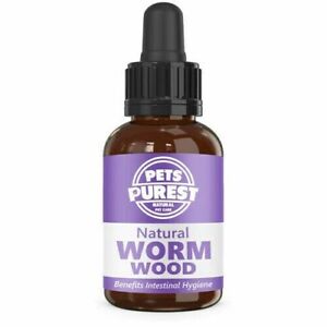 Pets Purest 100% Natural Wormwood Formula Dog & Cat Intestinal Hygiene 50ml