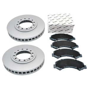 TBK JAPAN Front Brake Discs & Pads For Isuzu NPR/NQR 7.5T 4HE1 4HK1 4JJ1 1998+ - Picture 1 of 1