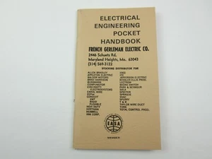 Manual de bolsillo de ingeniería eléctrica EASA French Gerleman Electric Co. - Imagen 1 de 12