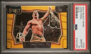 2023 Panini Prizm Select WWE Legends John Cena Ringside Gold #7/10 PSA 10 - Picture 1 of 2