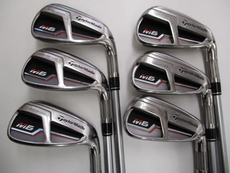 Taylormade M6 IronSet 5-9+Pw 6pc RH FUBUKI TM-6 Graphite shaft Flex R used - Image 1 of 4