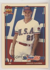 1991 Topps Traded Box Set Collector's Edition (Tiffany) Jason Giambi Rookie RC