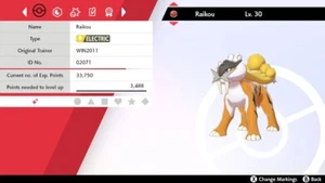⚡️2011 Shiny Raikou Event Untouched | Pokemon Sword & Shield⚡️WIN2011 - Picture 1 of 6