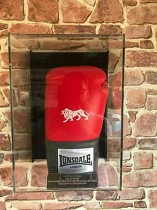 Boxing Glove Display Case Wall Mounted Personalised Display - Picture 1 of 11