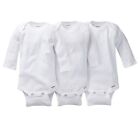Gerber Baby Unisex 3-Pack Organic Cotton Long Sleeve Onesies Size Preemie
