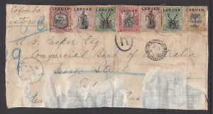1901 LUBUAN EMBALAJE ORIGINAL/PR EN PIEZA DE TELA ENVOLTURA A SYDNEY ........................ - Imagen 1 de 1