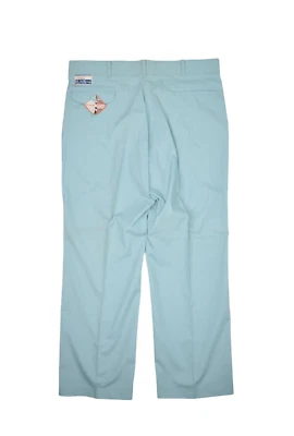 Pantalones De Colección Para Hombre 38x29 Blair Azul Claro Pierna Recta Mezcla Poliéster Pantalones Foto 1 de 4