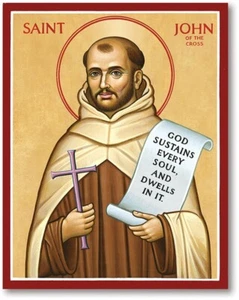 ST SAINT JOHN Of The Cross ICON  8x10" ULTRA PREMIUM SATIN Print - Picture 1 of 1