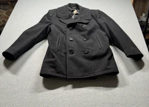 VTG Sterling Wear of Boston Enlisted Pea Coat USN 40S - Picture 1 of 8