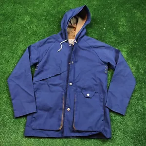 Volcom Jacket Mens Small Full Zip Blue Windbreaker Lightweight Menswear Storken - Picture 1 of 19