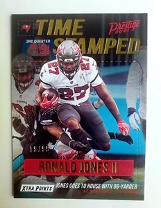 2021 Panini Prestige Time Stamped Xtra Points Gold 19/99 Ronald Jones II #TS-RJ - Picture 1 of 2