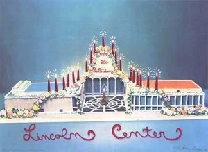 LARRY RIVERS Lincoln Center 20th Anniversary SIGNED 26" x 35.5" Offset Lithograp - Picture 1 of 4