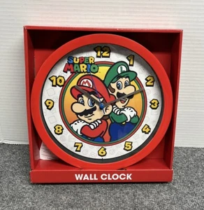 Nintendo SUPER MARIO Wall Clock Analog Display GSM3156 - Picture 1 of 2