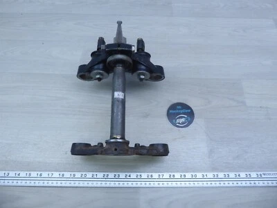 1972 Yamaha XS2 650 XS650 Y761-2) triple tree steering stem clamp yoke - Image 1 of 4