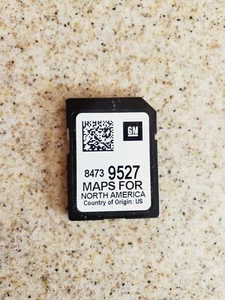 GM GMC Cadillac Buick SD Navigation Card 8473 9527 OEM Free Shipping - Foto 1 di 2