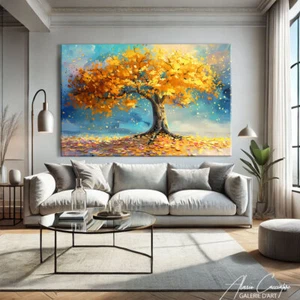 Large Tree Of Life Wall Decor - Colorful Canvas Wall - Abstract Modern Wall Art - Picture 1 of 10
