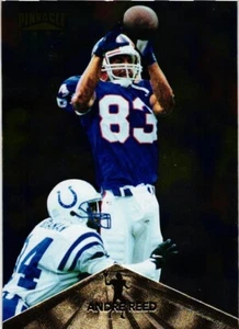 1996 Pinnacle  Foil #10 Andre Reed Buffalo Bills - Picture 1 of 2