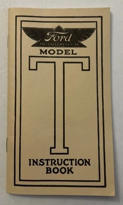 1913 年福特 T 型说明书第六版重印 1954 年 6x3 英寸 ~ 状况极佳 + — 第 1/4 张图片