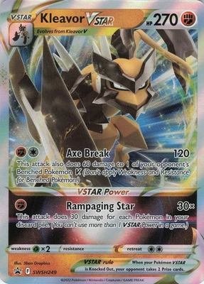Kleavor VSTAR SWSH249 Promo Holo SWSH: Sword & Shield Promo Cards MP Pokémon - Image 1 of 2