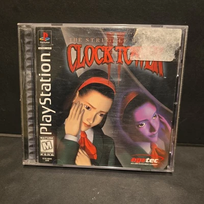 Clock Tower II 2 PS1  1st Print Black Label Condition  Good+ /Very good  (4) - Image 1 of 4