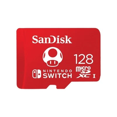 Sandisk Scheda Memoria Micro SDXC (SD) 128Gb Ufficiale Mario - Nintendo Switch - Immagine 1 di 2