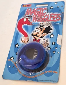 Vintage 2002 Magic Wigglee Pockos Toy Blue Wiggly Worm / Snake Moving Toy - Picture 1 of 11