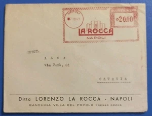 1949 AMR - LA ROCCA - Napoli - affrancatura meccanica rossa - Imagen 1 de 2