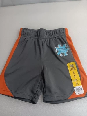 Pantalones Cortos Atléticos JUMPING BEANS Gris Naranja para Niño 2T Nuevos Foto 1 de 3