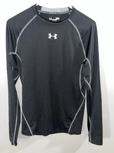 Under Armour Black Long Sleeve Compression Under Shirt Youth L - Picture 1 of 5