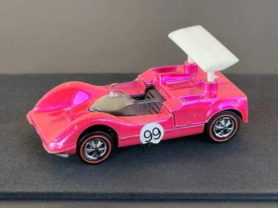 De colección Hot Wheels Redline 1969 LO ÚLTIMO Rosa Chaparral 2G EE. UU. - ¡Neumáticos de tapa! ¡TODO ORIGINAL! Foto 1 de 4