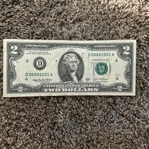 2003 - 2 two dollar bill rare series A,Cleveland Ohio Mint,Collector,$$$$ - Picture 1 of 9