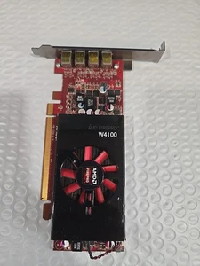 AMD FirePro W4100 2GB GDDR5 4x Mini Display Port PCI-Video Card ~ FREE SHP - Picture 1 of 3