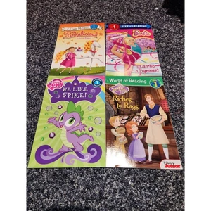 Level 1 Beginning to Read Books My Little Pony Barbie Sofia the First 4ct - Picture 1 of 6