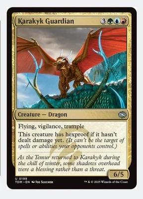 Karakyk Guardian | TDM Tarkir Dragonstorm | Temur Dragon Trample | NEW NM - Image 1 of 3